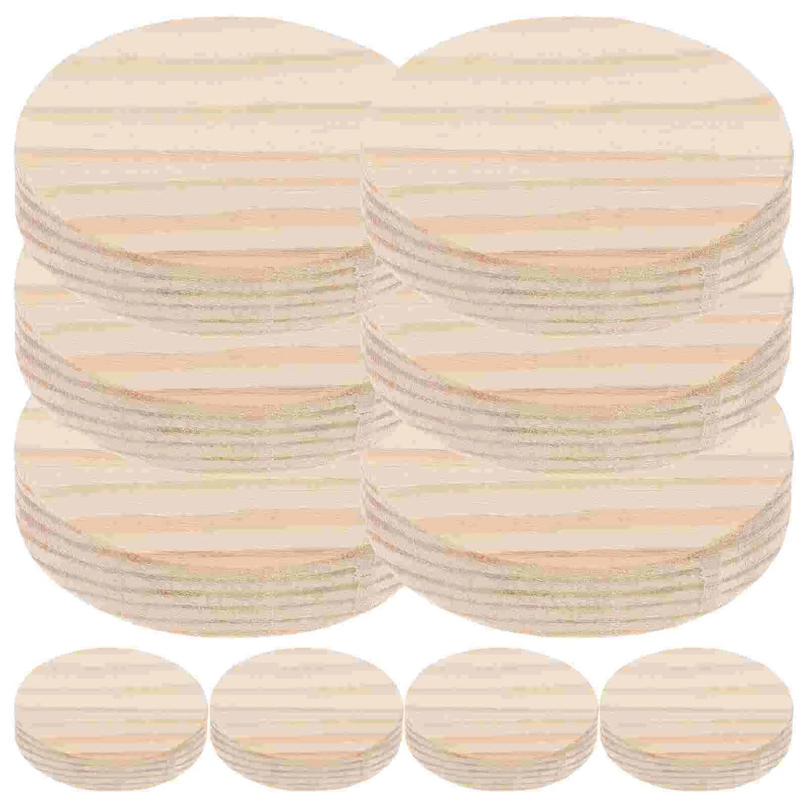 10 PCS Kids Placemat Taggies Wood Slices for Painting Scrapbook Embellishments Child