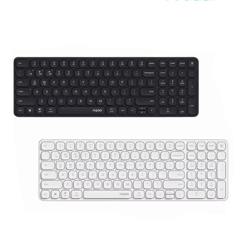 

Rapoo E9300G Business Keyboard Wireless/Bluetooth Multi-mode Portable Thin Keyboard 99Keys Long-endurance Desktop Laptop