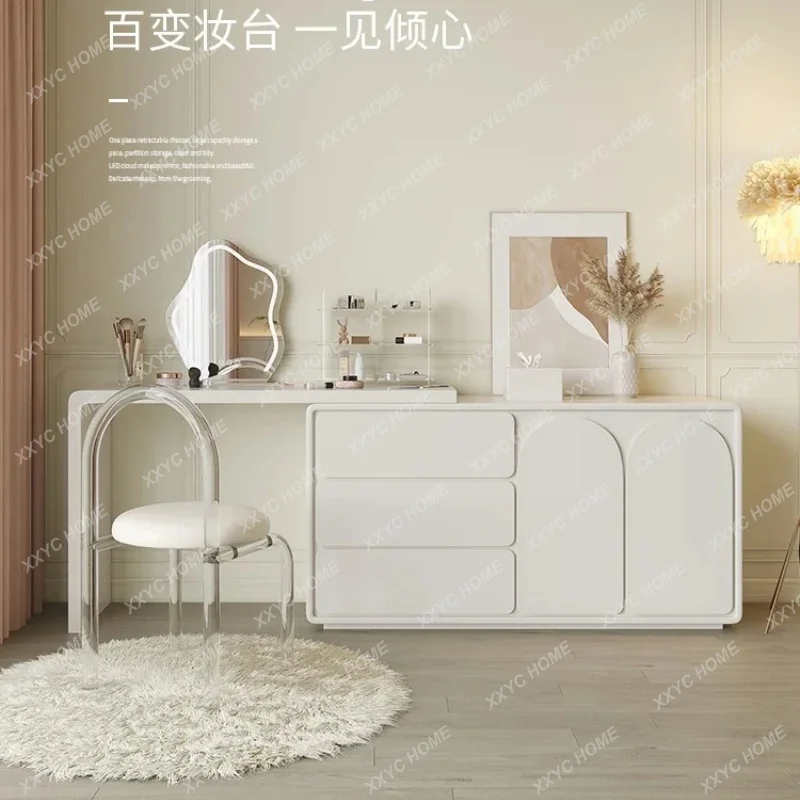 XXGirls Dressing Makeup Vanity Table Vanity Table Stand Bedroom Desk Vanity Table Drawer Storage Coiffeuse De Chambre Furniture