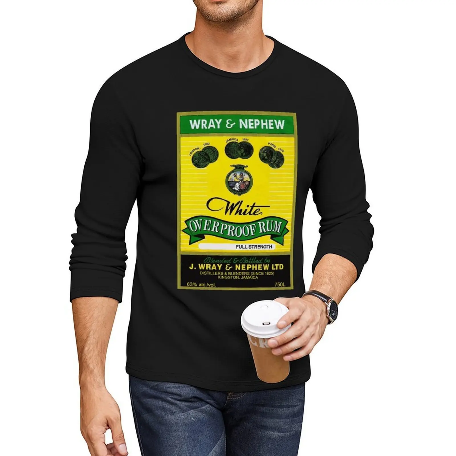 Wray & Nephew Long T-Shirt sublime t shirt anime animal print shirt for boys sweat shirt mens graphic t-shirts big and tall