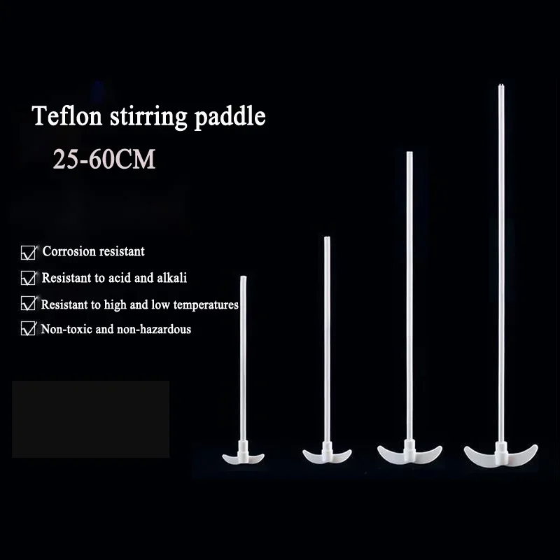 

PTFE Stirring Paddle Bar 25/30/35/40/45/50/55/60cm PTFE Stirring Leaf F4 PTFE Sleeve Plug Stirring Paddle PTFE Stirring Paddle
