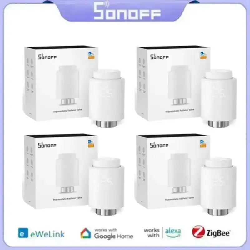 

SONOFF TRV Zigbee Thermostatic Radiator Valve TRVZB Smart Temperature Control Work With Alexa Google Smartthings ZHA MQTT