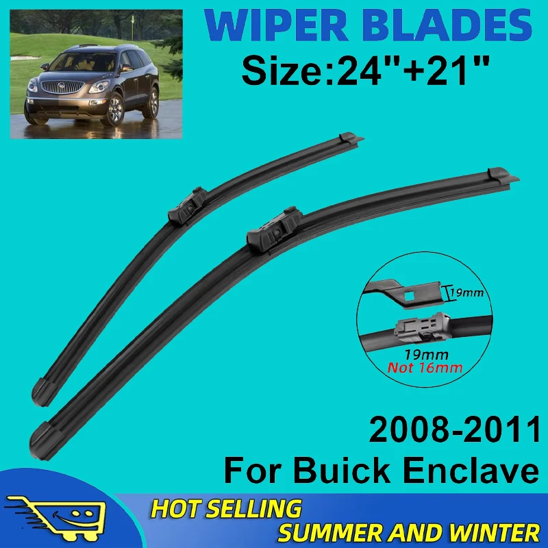 

2PCS Wiper Blades Set Kit For Buick Enclave 2008-2011 2009 2010 Front Windshield Brushes Windscreen Window Accessories