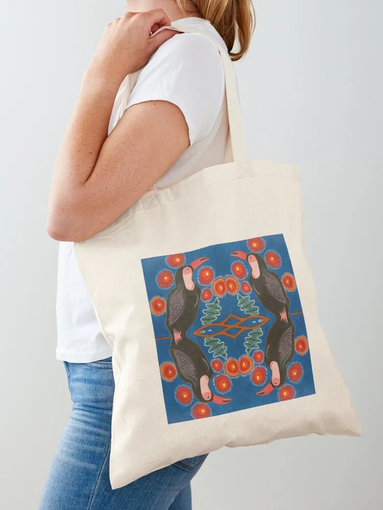 Toucan Blues Tote Bag women bag tote bag canvas Eco