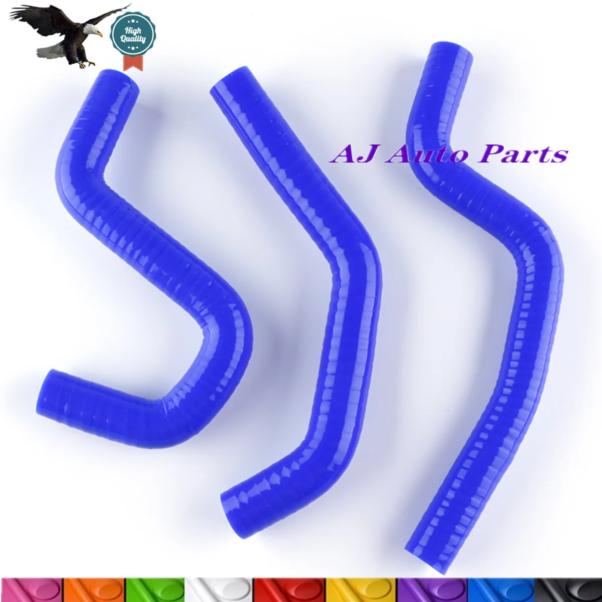 FOR HONDA CR85 CR 85 1996-2007 SILICONE RADIATOR COOLANT HOSE KIT （3 -PLY Hose ）