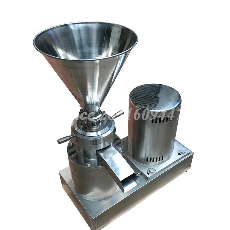 Multifunction Nut Paste Rice Pepper Colloid Mill Grinder Factory Directly Automatic Peanut Butter Colloid Mill