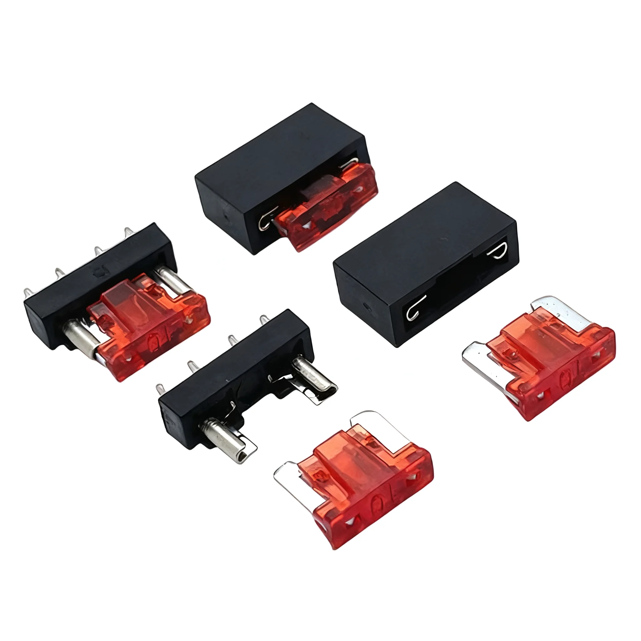 Mini Short-Foot Mini Small PCB Soldering Type Circuit Board Fuse Base, Insert Piece Integral Seat Special Wehicle
