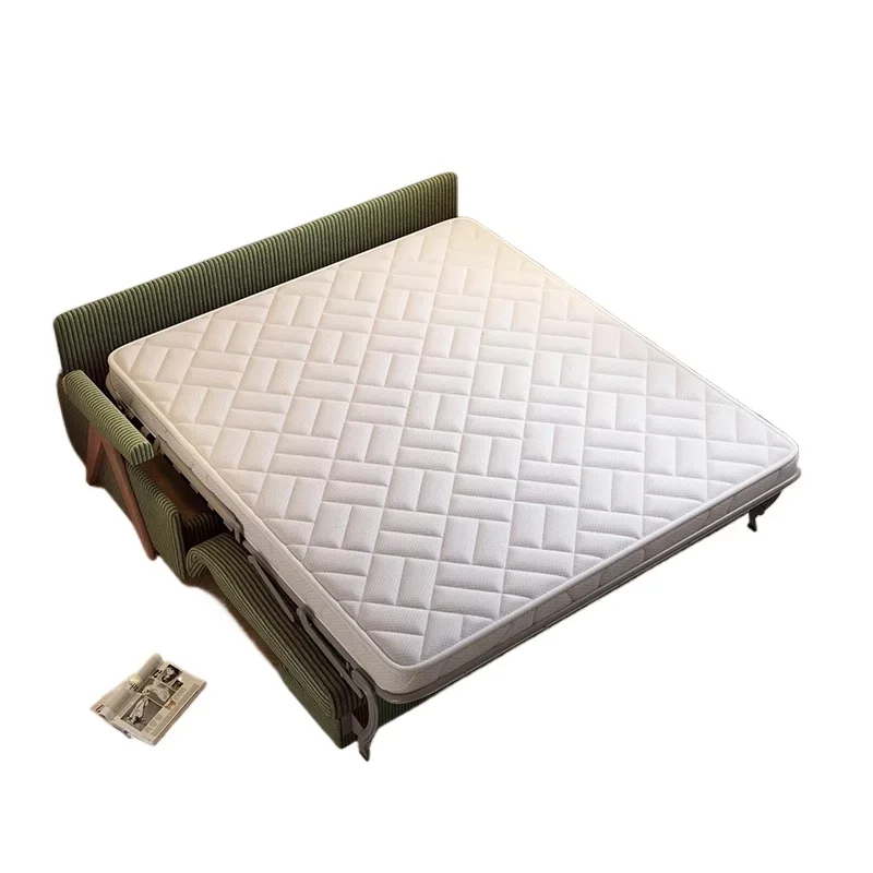 

High-end flipped Nordic small apartment with mattress, living room sofa bed folding integrated dual-use single double