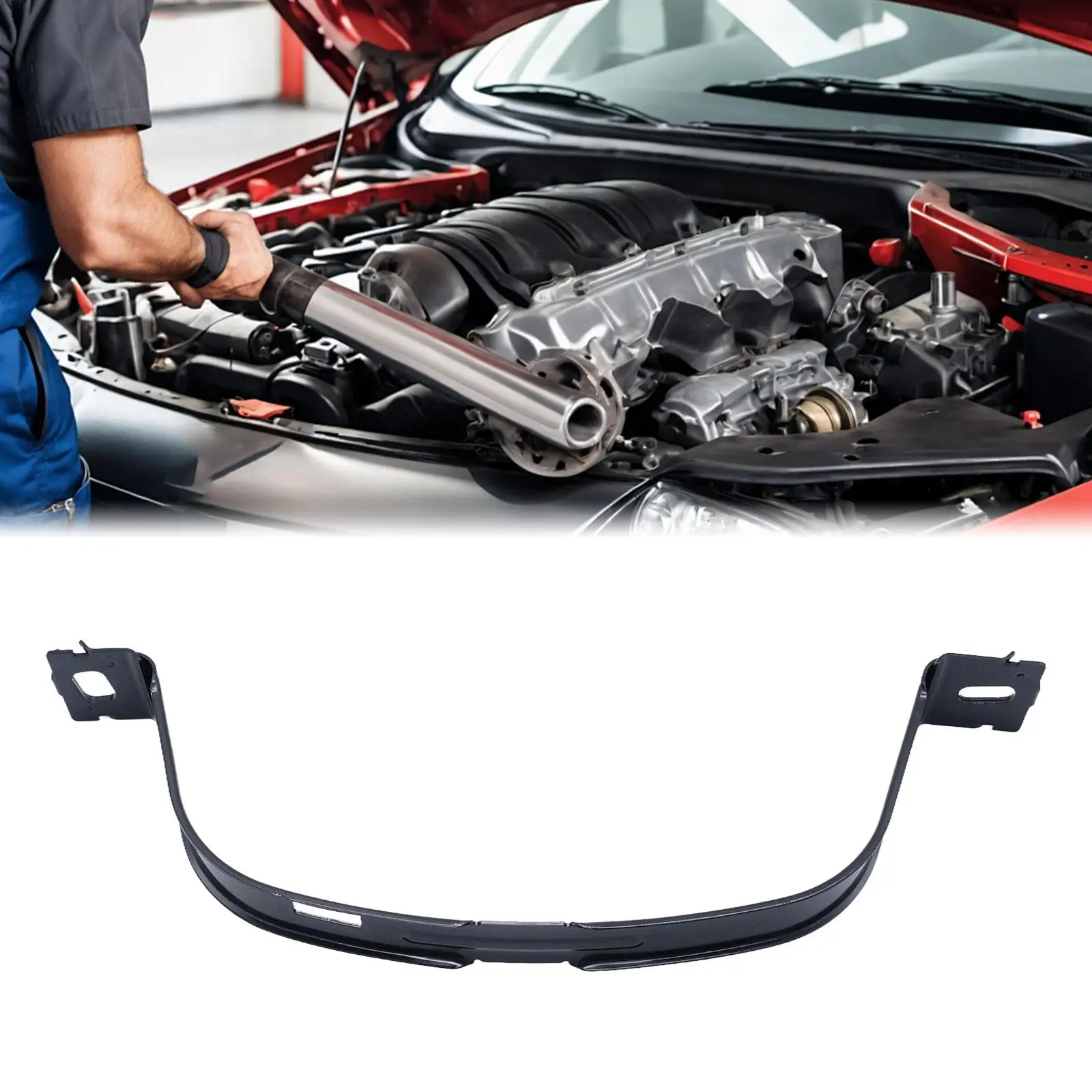 Metal Fuel Tank Strap 153689 High Performance Fixing Bar Spare Parts for Peugeot 206 Compatible Motorcycles