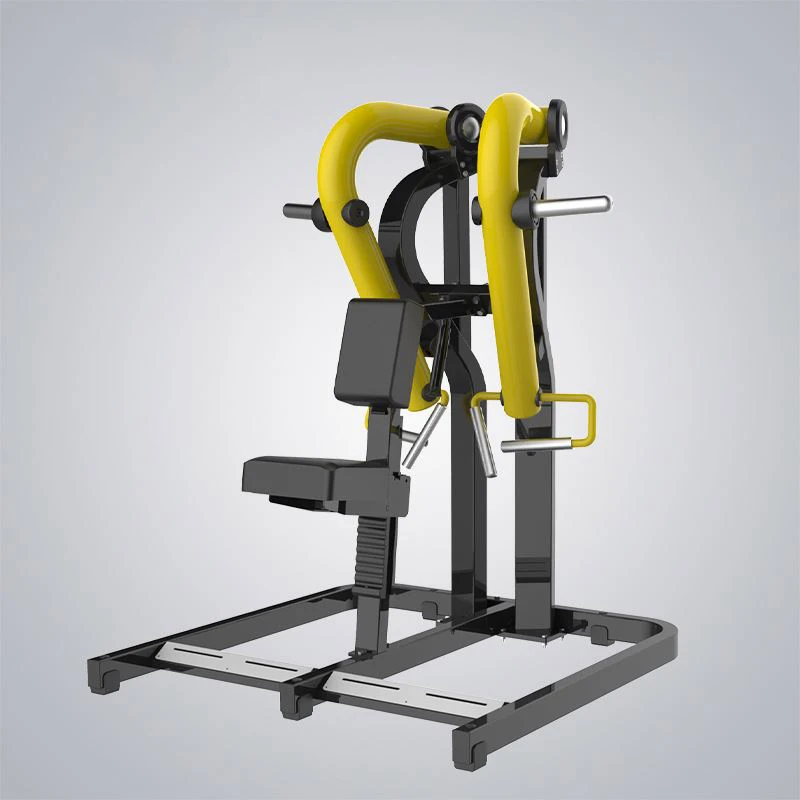 Commercial Steel Gym Equipment YR--Y925S Plate Load Machine Low Row With Bend Tube TUV Certified High Quality