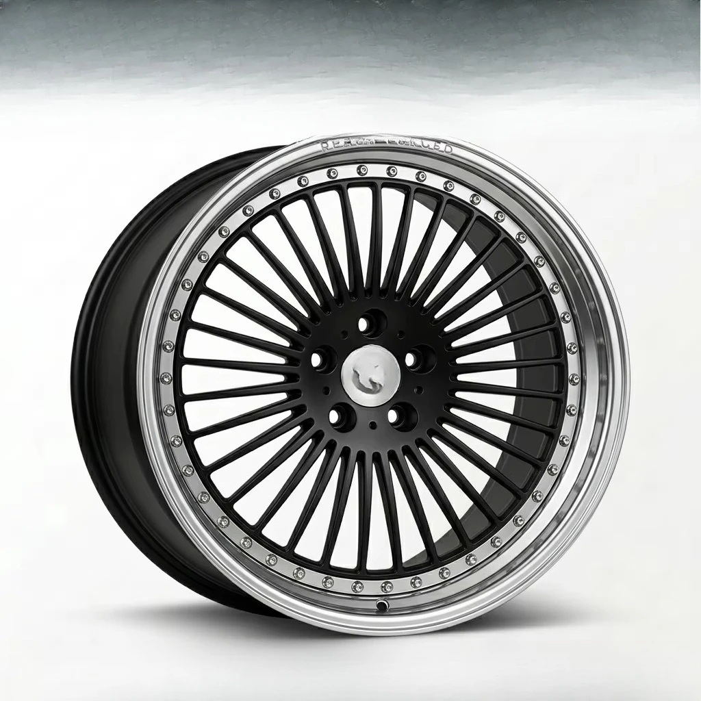 Custom Forged Wheels Two Piece 6061 T6 Aluminum Multi Spoke EV Wheel for Tesla Cybertruck