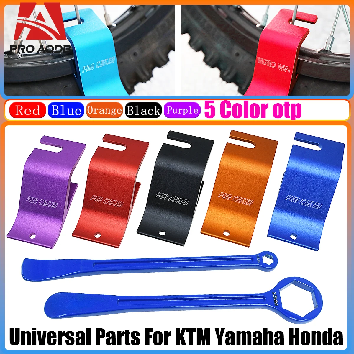 

Motorcycle CNC Bead Buddy Tire Installation Tool Tyre Lever Wrench Tool For Husqvarna Husaberg Honda Kawasaki Suzuki Yamaha KTM