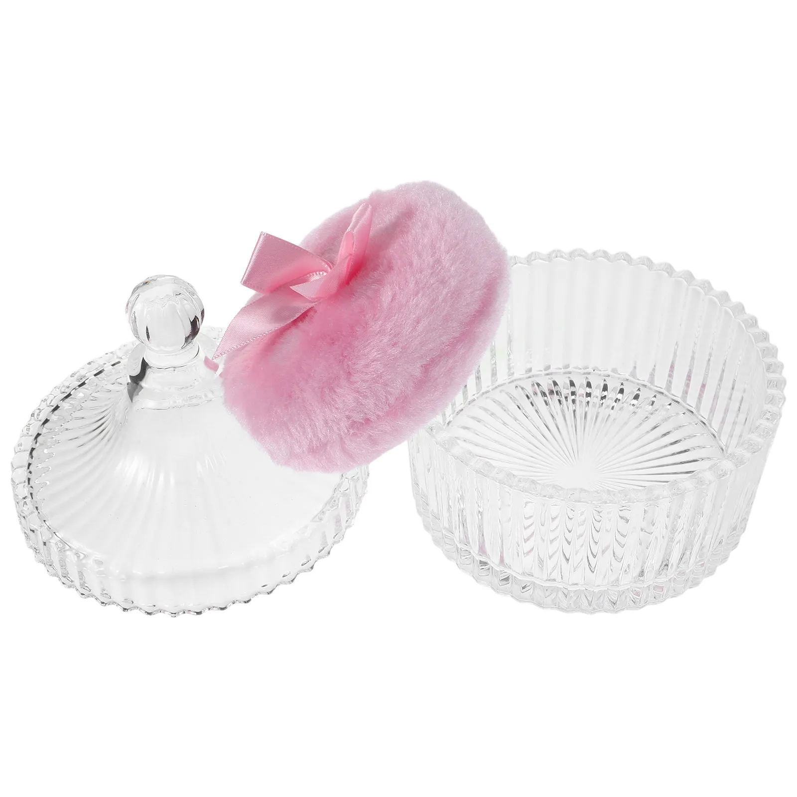 extra-large-powder-puff-pink-bow-soft-long-hair-body-powder-applicator-large-puff-for-women-makeup-applicator