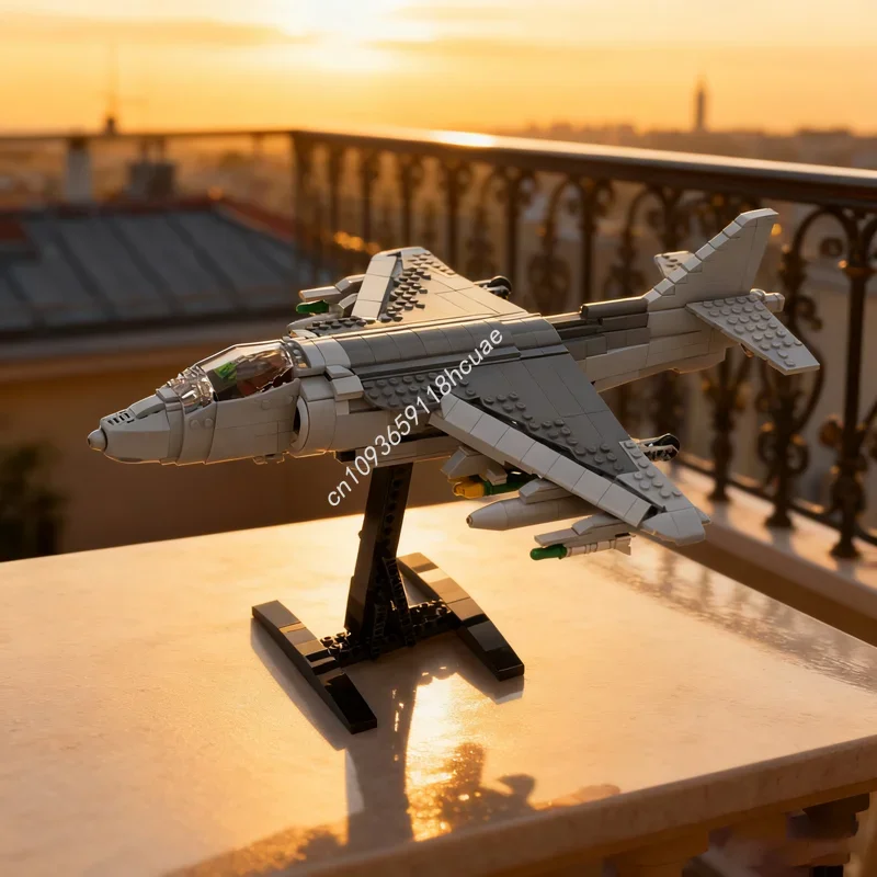 

1108pcs MOC AV Harrier II Creator Experted Model Building Blocks Christmas Gifts Construction Creative Idea Brick Toys Kids