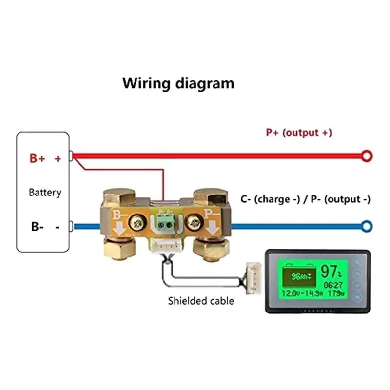 

E56B Монитор Кулоновый счетчик Емкость батареи Индикатор напряжения и тока
