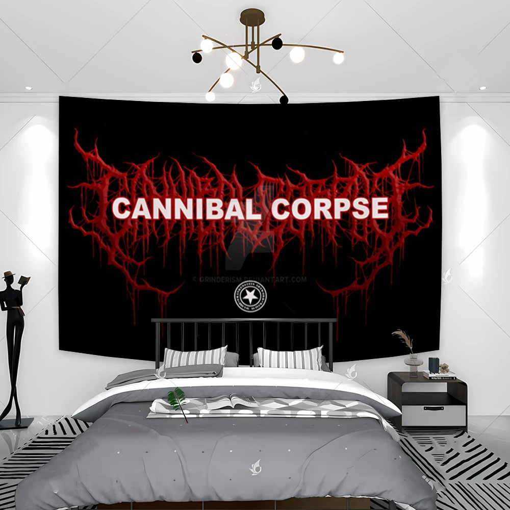 Cannibal Corpses Tapestry Home Decor Aesthetic Wall Hanging Bedroom Domitory Background Cloth Birthday Gift