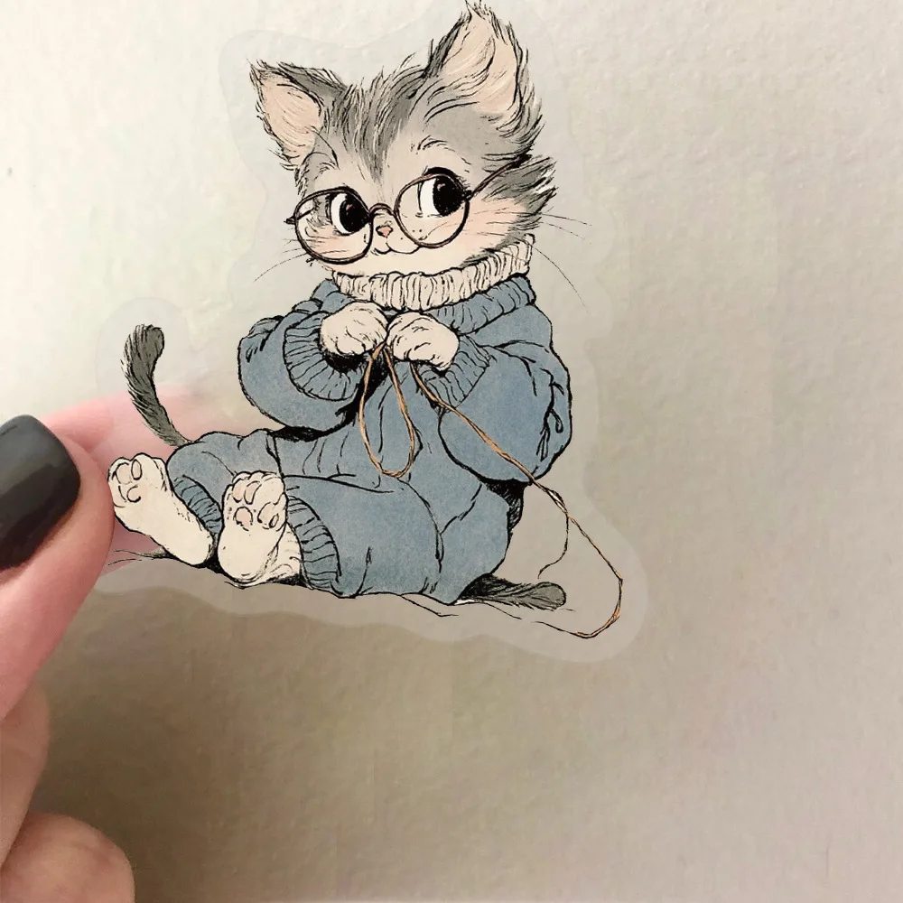 

50PCS Transparen Fun Manga Graffiti Stickers Handbooks DIY Luggage Notebooks Motorcycles PET Waterproof Toys Gifts Stickers