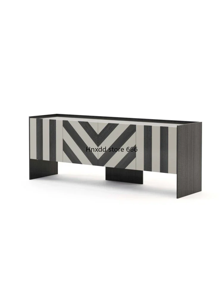 Zebra pattern sideboard