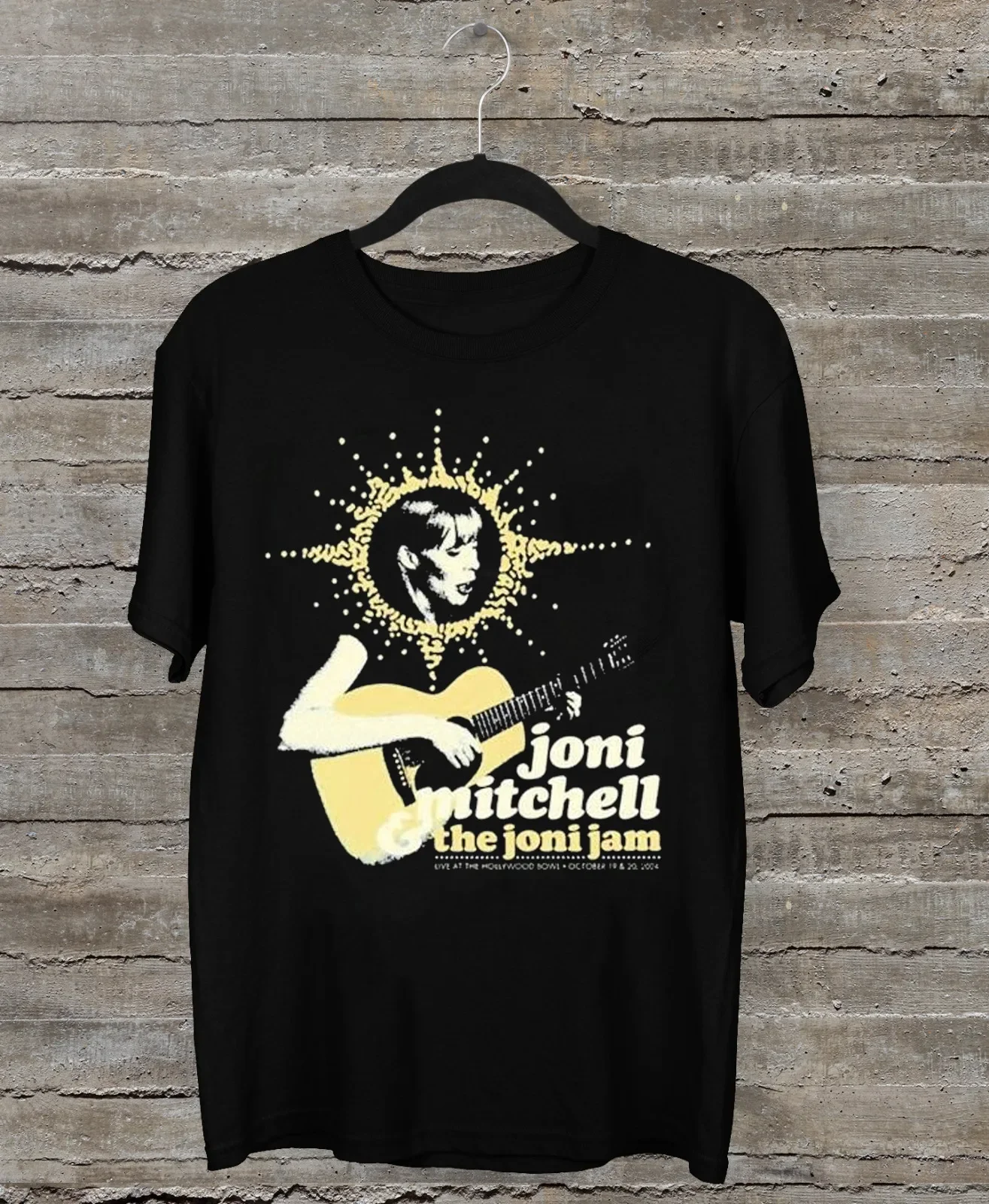 NEW Joni Mitchell & The Joni Jam 2024 Tour Black All Size Shirt AR277