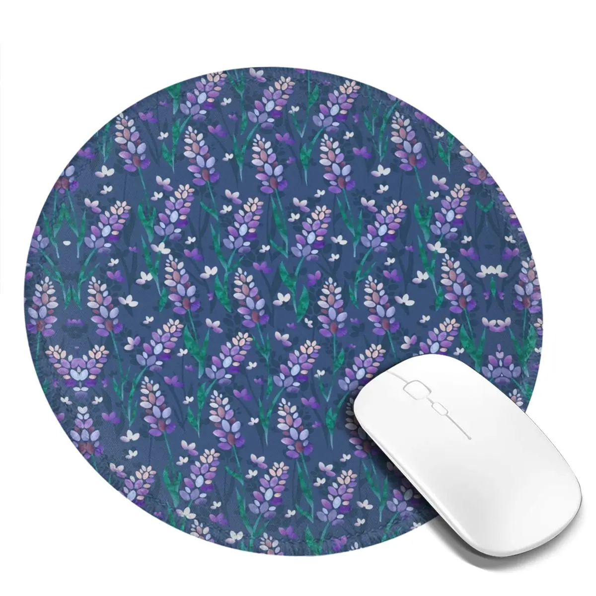 Lavender Fields Mouse Pad Purple Floral Anti-Slip Mousepad Gaming Accessories For Laptop PC MacBook Graphic Funny Mouse Mats