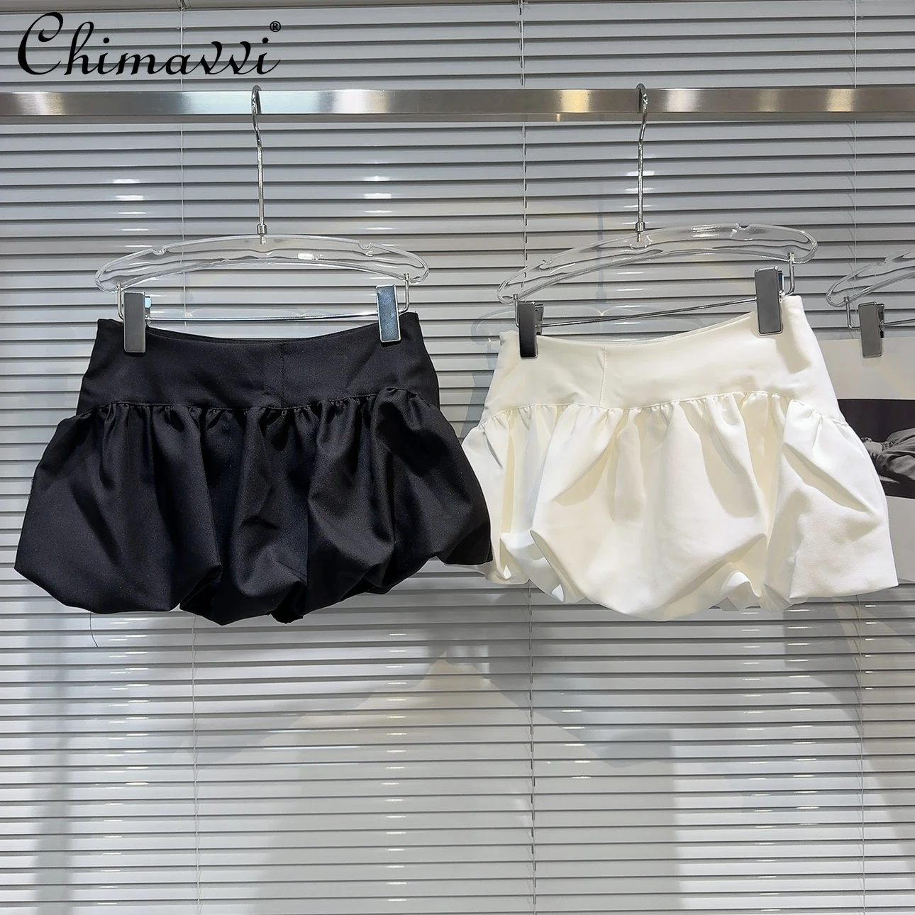 

Y2k Mini Skirts 2024 Summer Clothes New Fashion Sweet Hot Girl Pleated Pettiskirt Slimming Temperament Bud Skirt for Women