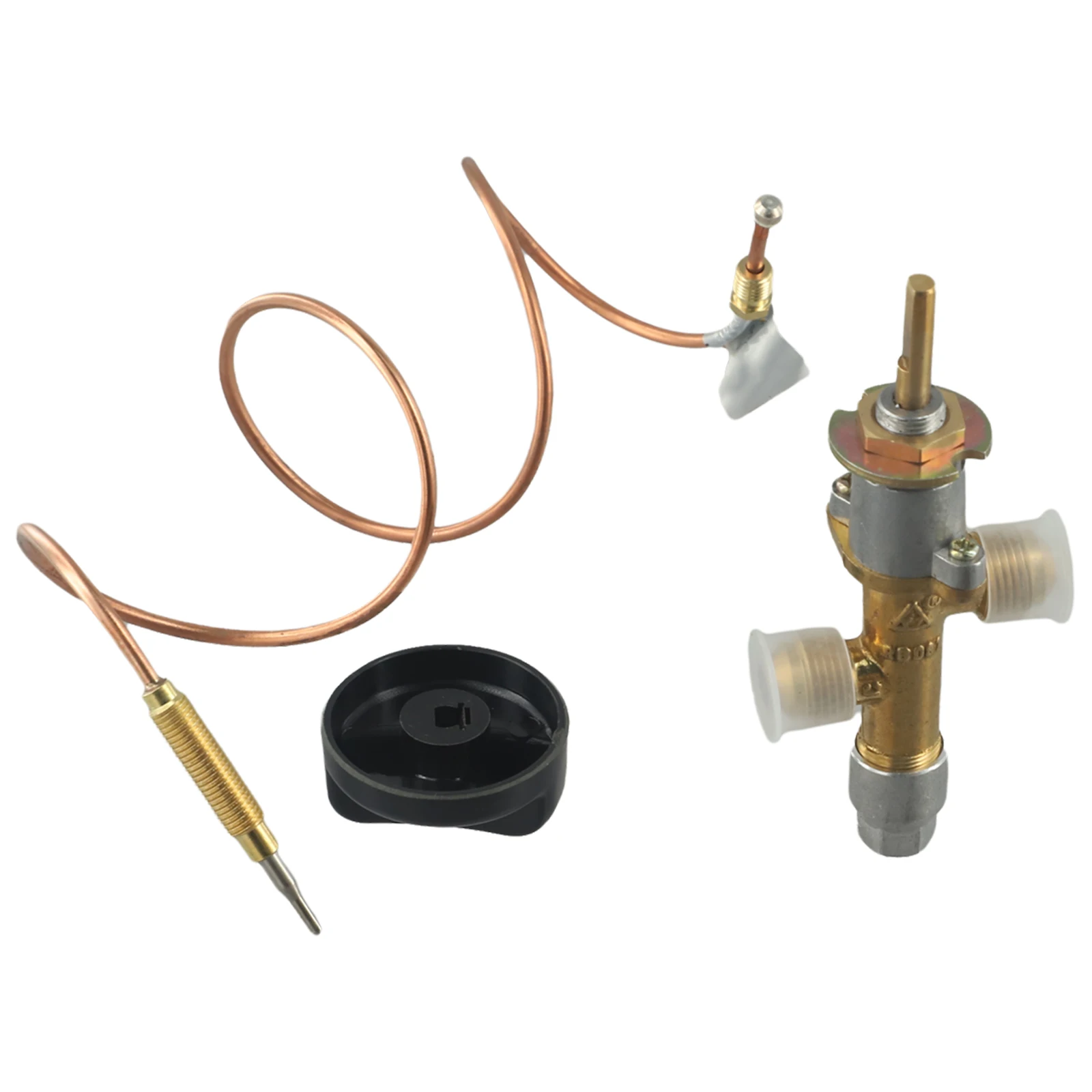 Gas Patio Heater Thermocouple Sensor & Dump Switch Main Control Valve Easy Installation 600mm Length Copper Material