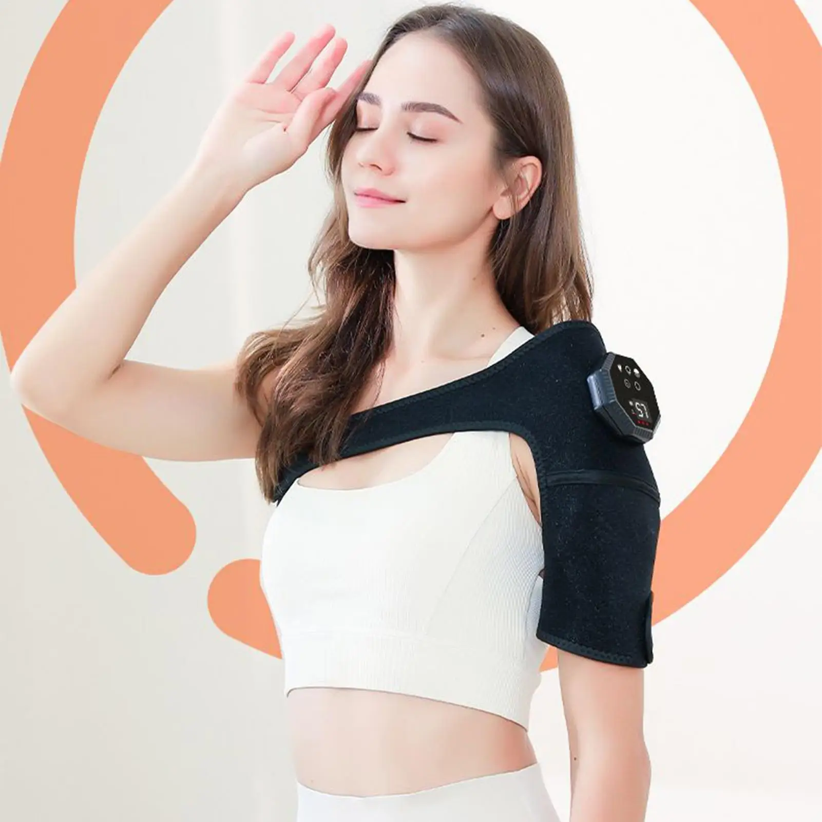 

Knee Massager Cordless Warmers Brace 5 Vibration Modes Knee Heat Massager With Adjustable Strap For Women Grandma Grandpa Dad