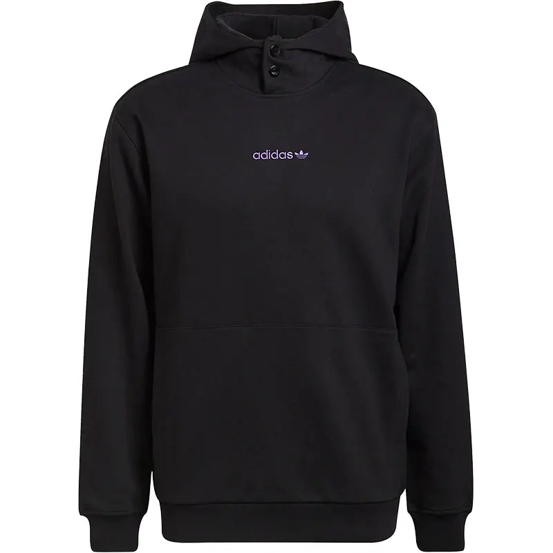 هوديي رياضي فضفاض للرجال من Adidas Official Original Three Stripes HN0381