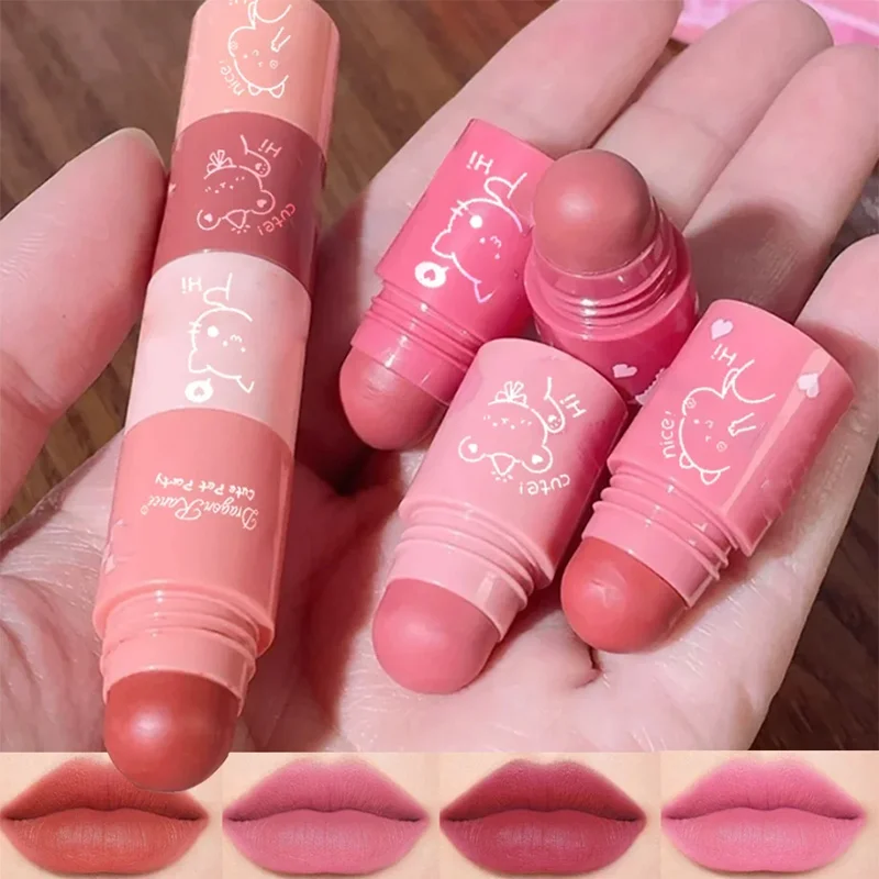 Moisturizing Lipstick Set Korean Original Cosmetics Mini Lip Gloss Pen  Set Cute Four Section Gift Lip Gloss Set  Female Makeup