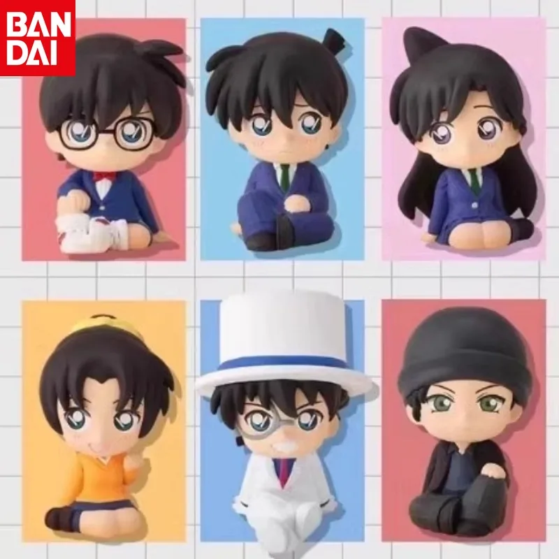 Bandai Genuine Detective Conan Children's Sitting Model Series 08 Leisure Doll Series Movable Figure Collection Holiday Gift