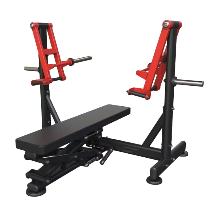 

Newest Commercial Gym Flat Chest Press Bench Plate Loaded Adjustable Workout Exercise Machine Fitness Equipment