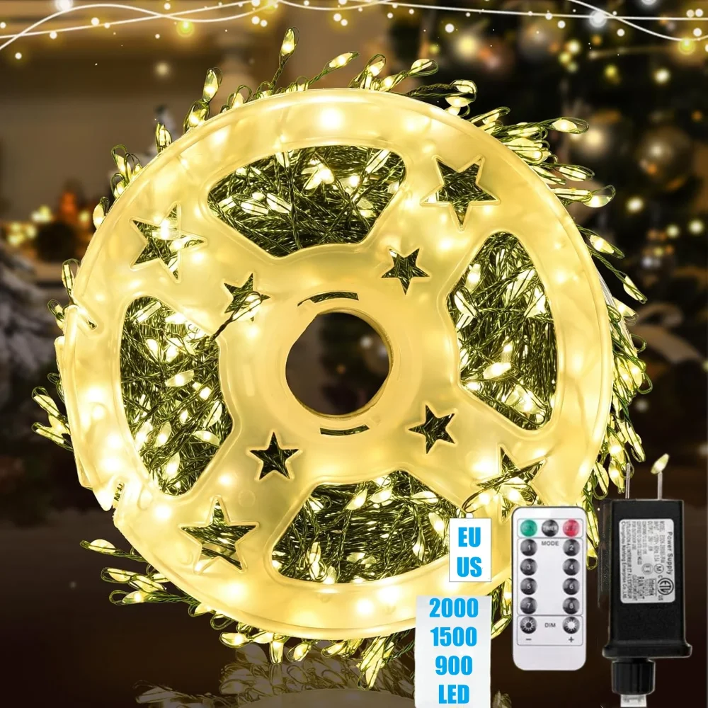 LED Green Line Firecracker Light Green Line Centipede Copper Wire Firecracker Light String Outdoor Courtyard Decoration Light Co