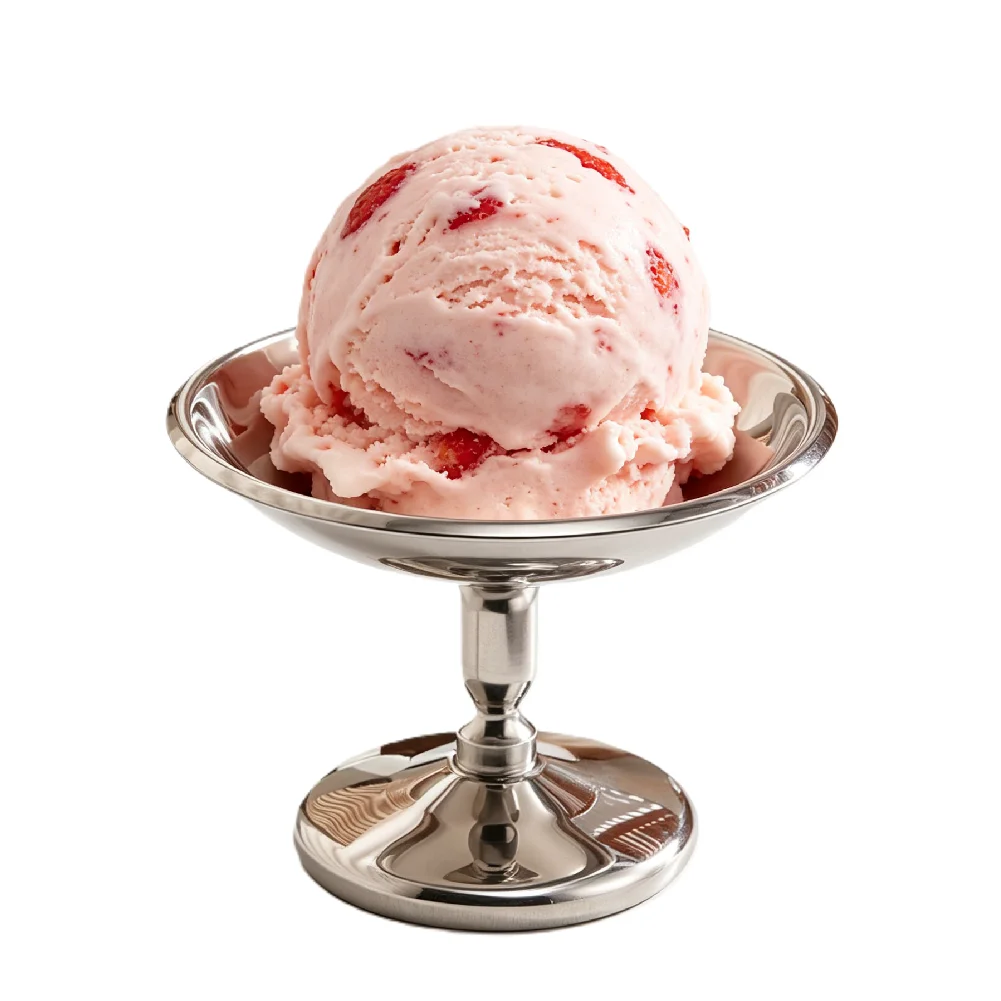 Stainless Steel Ice Cream Bowls Set of 4 - Reusable Tall Bowls for Home Kitchen Catering and Social Gatherings