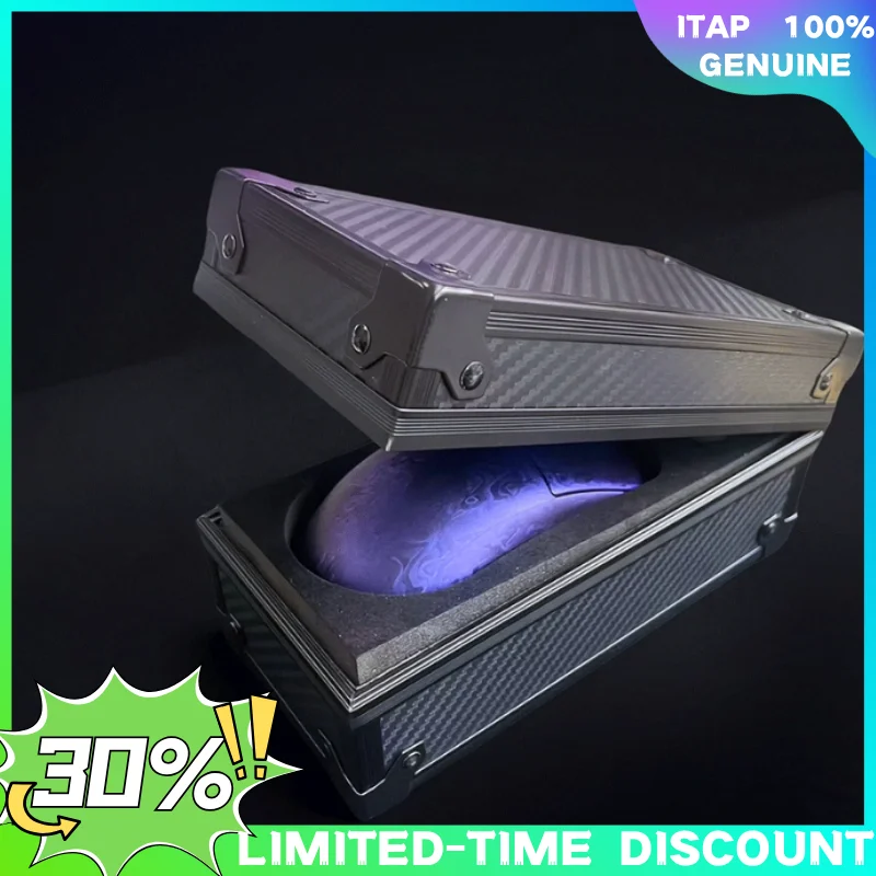 

New IPI Qi Pro Gaming Mouse Carbon Fibre Paw3950 3Mode 2.4G Nordic52840 Suit for Valorant Csgo Fps Lightweight Mouse Custom Mice