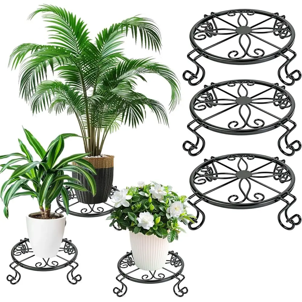 

Metal Plant Stand Indoor/Outdoor, Low Plant Stand, Decoration Small Plant Holders or Home, Anti-Rust Iron Heavy Duty Plant Holde