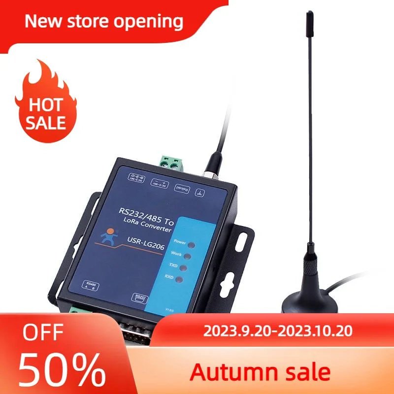 직렬 RS232 RS485-LoRa 변환기, 포인트-포인트 LoRa 모뎀 지지대 하드웨어 워치독 803Mhz ~ 930Mhz