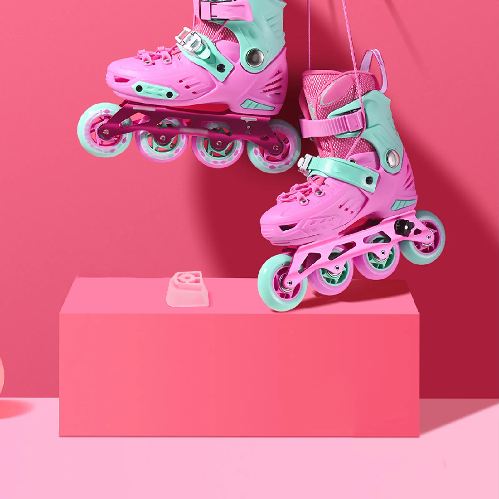 

High Grip Inline Skate Brake Pads Replacement Toe Stoppers Roller Skate Accessories Enhanced Safety Stable Braking