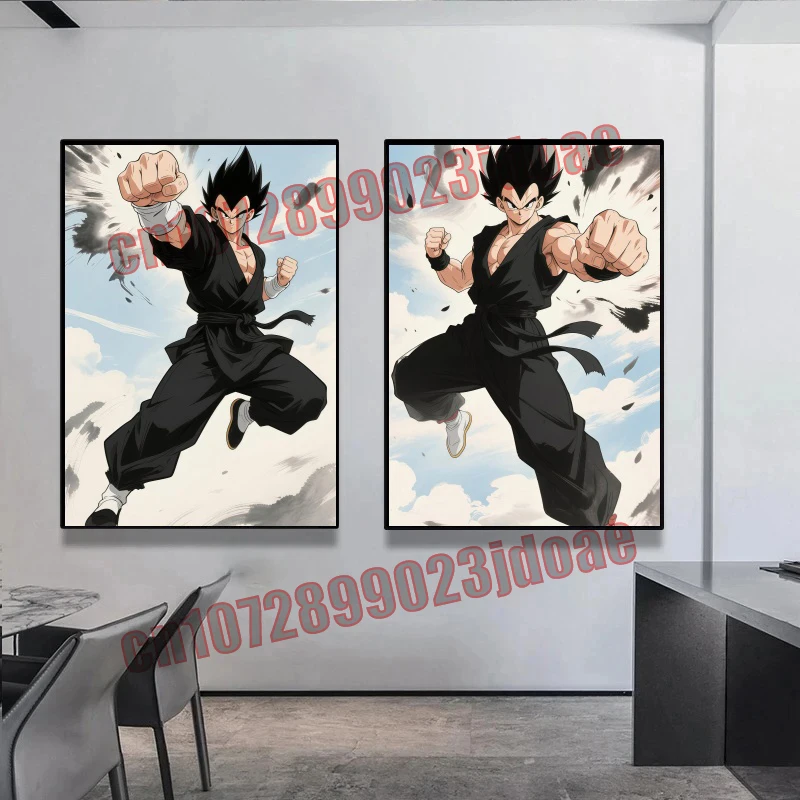 

Dragon Ball Goku Vega HD Canvas Painting Frameless Art Mural Living Room Bedroom Home Decoration Festival Party Anime Periphery