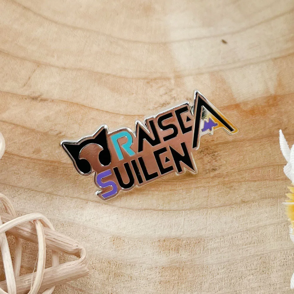 Anime BanG Dream Brooch Rock Band RAISE A SUILEN Logo Badge Anime Merchandise Metal Pin Fashion Accessory Fan Gift