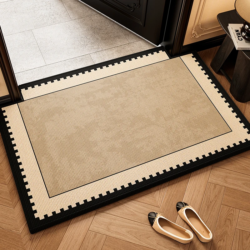 Entrance Door Mat 2025 New Model Light Luxury High-End Feel Entryway Foot Mat Foyer Carpet Customizable Non-Slip Dustproof