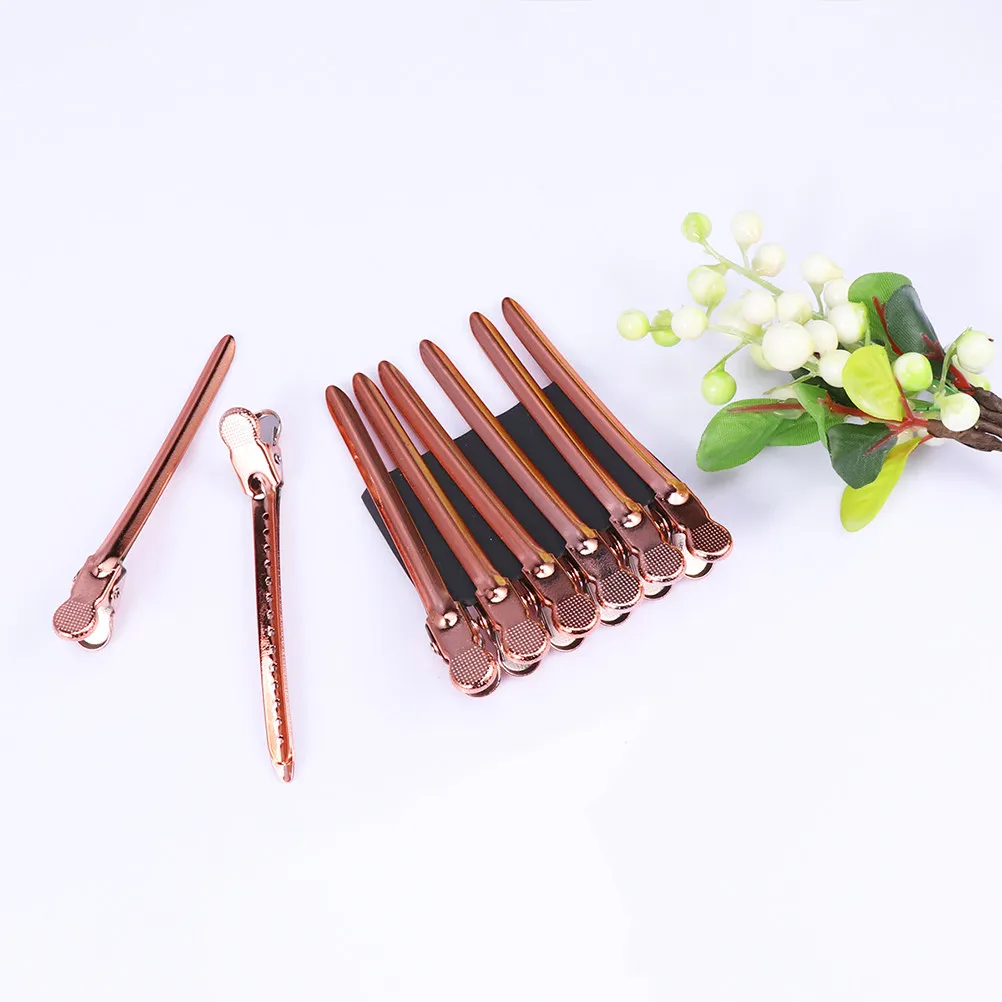 24Pcs Hair Salon Clips Professional Sectioning Clips Lightweight Sturdy for Hair Styling Curling Home Barber Use