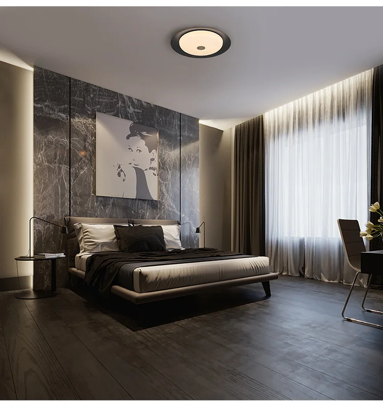 Aisilan Modern Ultra-thin Silicone Lampshades LED Ceiling Light Dustproof  Ceiling Lamps for Living Room Bedroom Dining Room