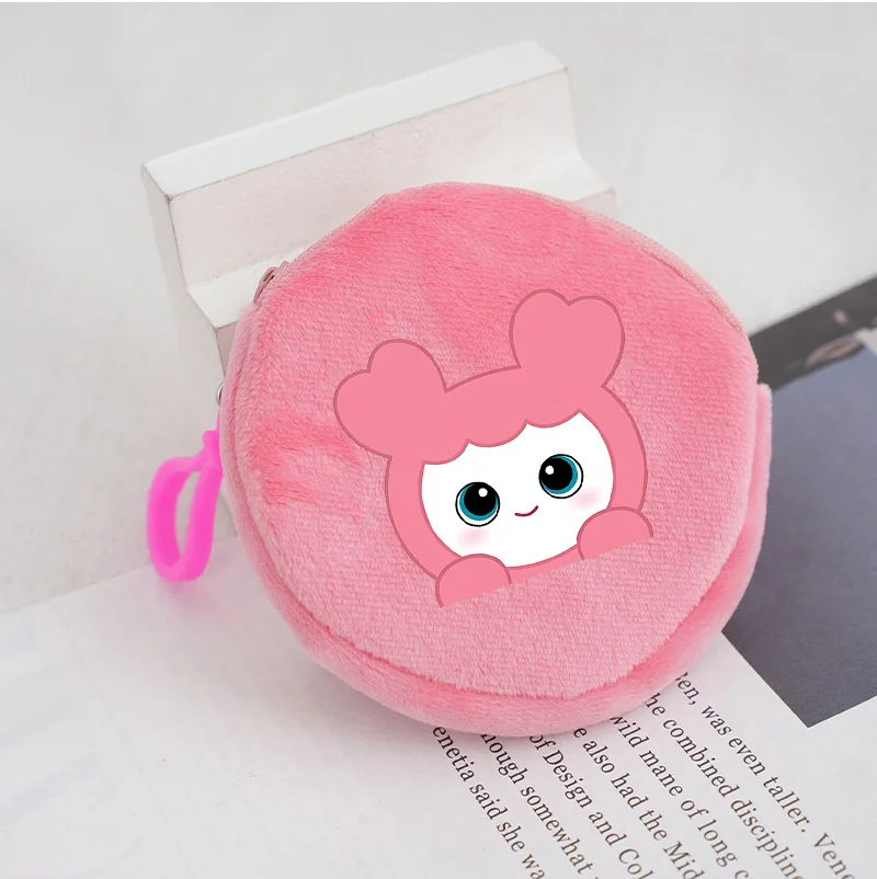 New TWICE Coin Purse Kpop Girl Group Print Mini Wallet Keychain Zipper Purse Cute Cartoon Round Money Bag Cute Small Purse Gift - view 5