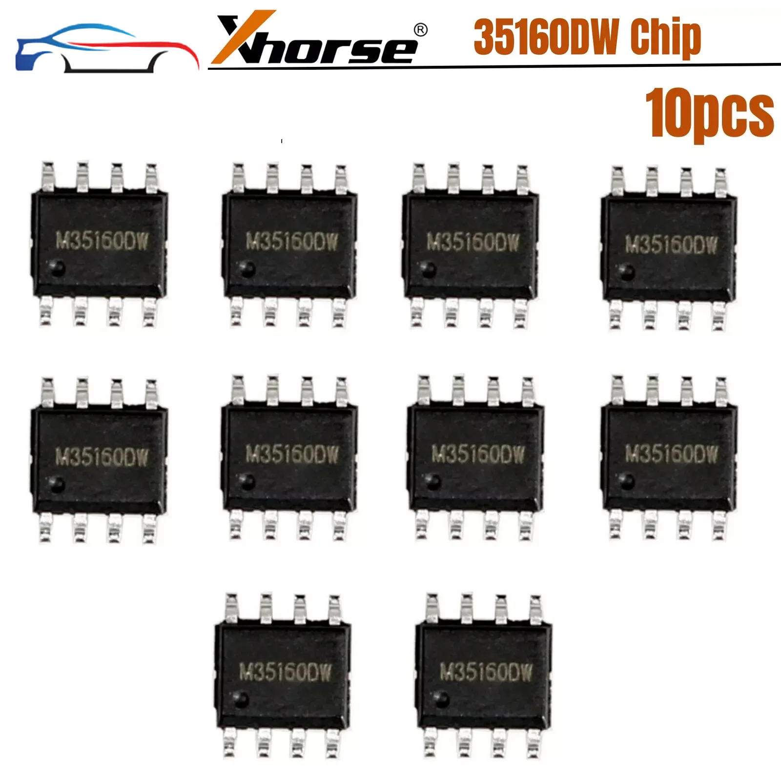 

Чип Xhorse 315160 335160DW, сброс чипа с красной точкой, симулятор не требуется, работающий с VVDI PROG, программатор ключей, поддержка M35080 M35050V6