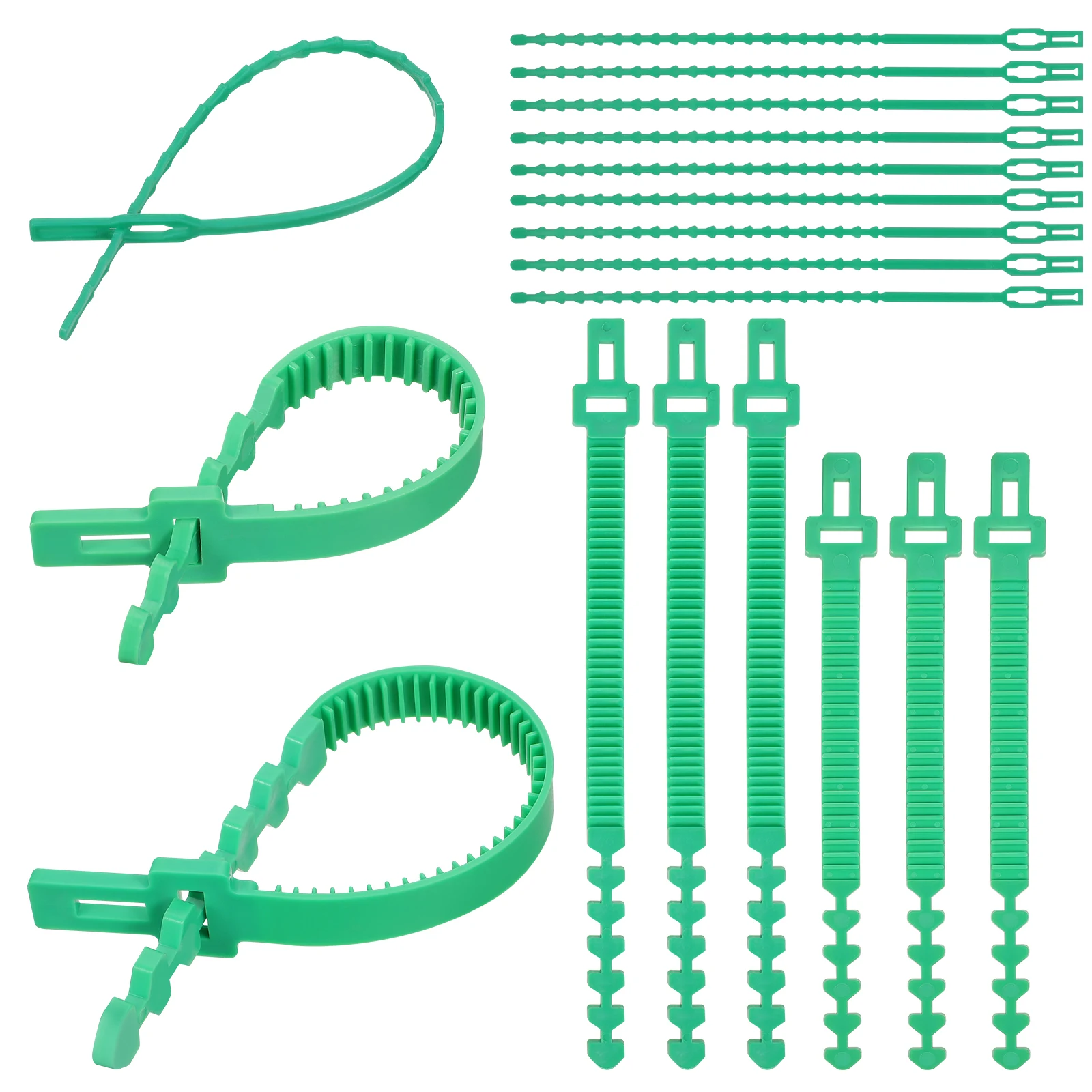 

Rubber Tying Ties Sturdy Durable Plastic Tree Stabilizer Support Binding Straps Straightening Stake Adjustable Length Gardening