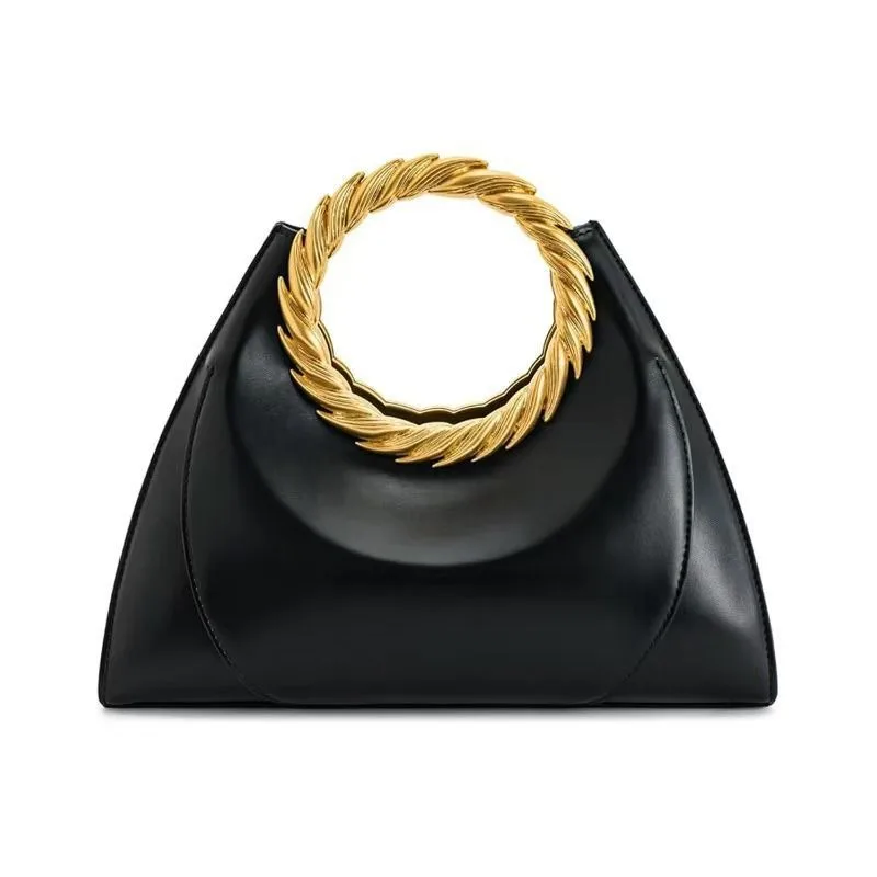 Metal Handbag New Cross-border European Beautiful Women Fashion Niche Retro High-end Women's Dinner Bag Exquisite and Simple