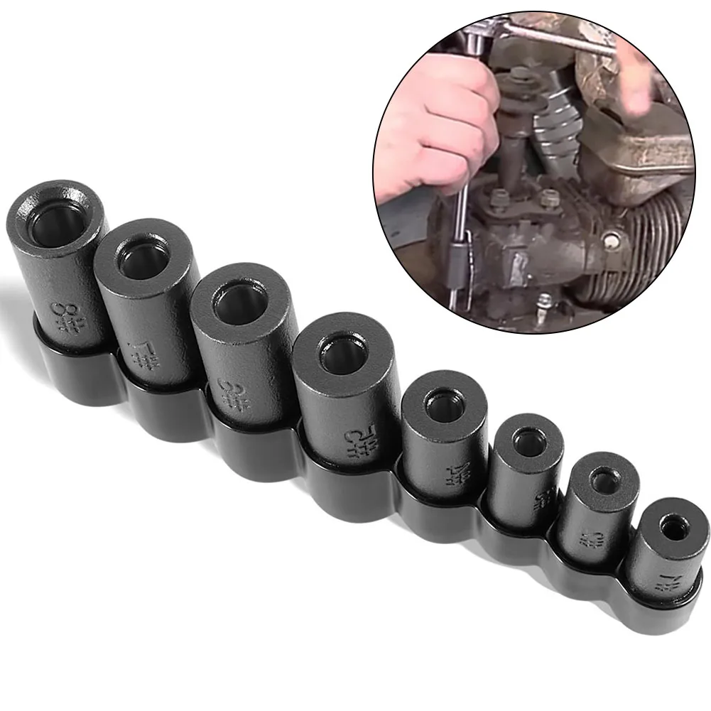 8PC Tap Socket Set For 14 And 38 Drive Ratchet Extension High Compatibility Car Auto Truck Repair Hand Tools ﻿