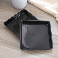 12 Pcs Flower Pot Trays Black 120 Plant Saucers Gardening Water Trays Flowerpot Holders Bonsai Plates