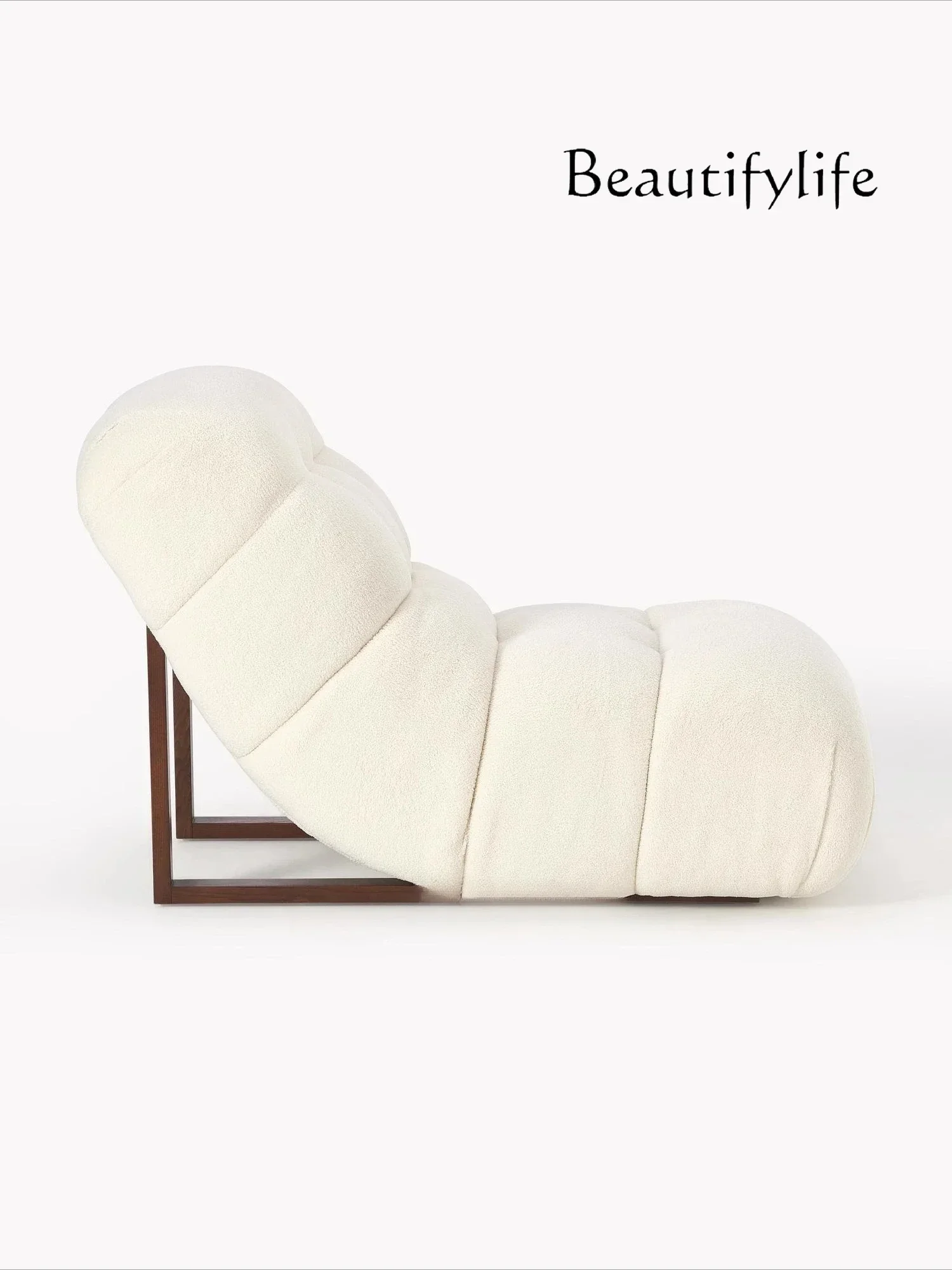 

Wa скандинавский простой диван из овечьей шерсти, креативный дизайн, кресло для отдыха в гостиной, тканевый диван-кресло