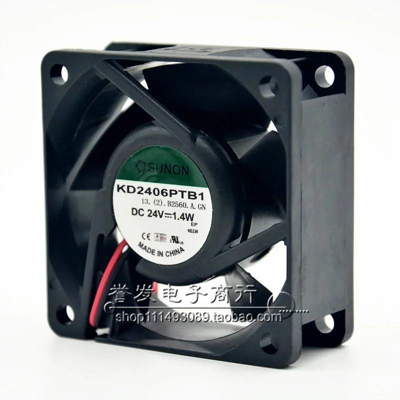 NIEUWE ORIGINELE KD2406PTB1 DC24V 1.4 W 6025 60x60x25mm KOELVENTILATOR RADIATOR
